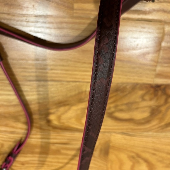 Coach Harley East Purple Snake Hobo Bag - Picture 9 of 12